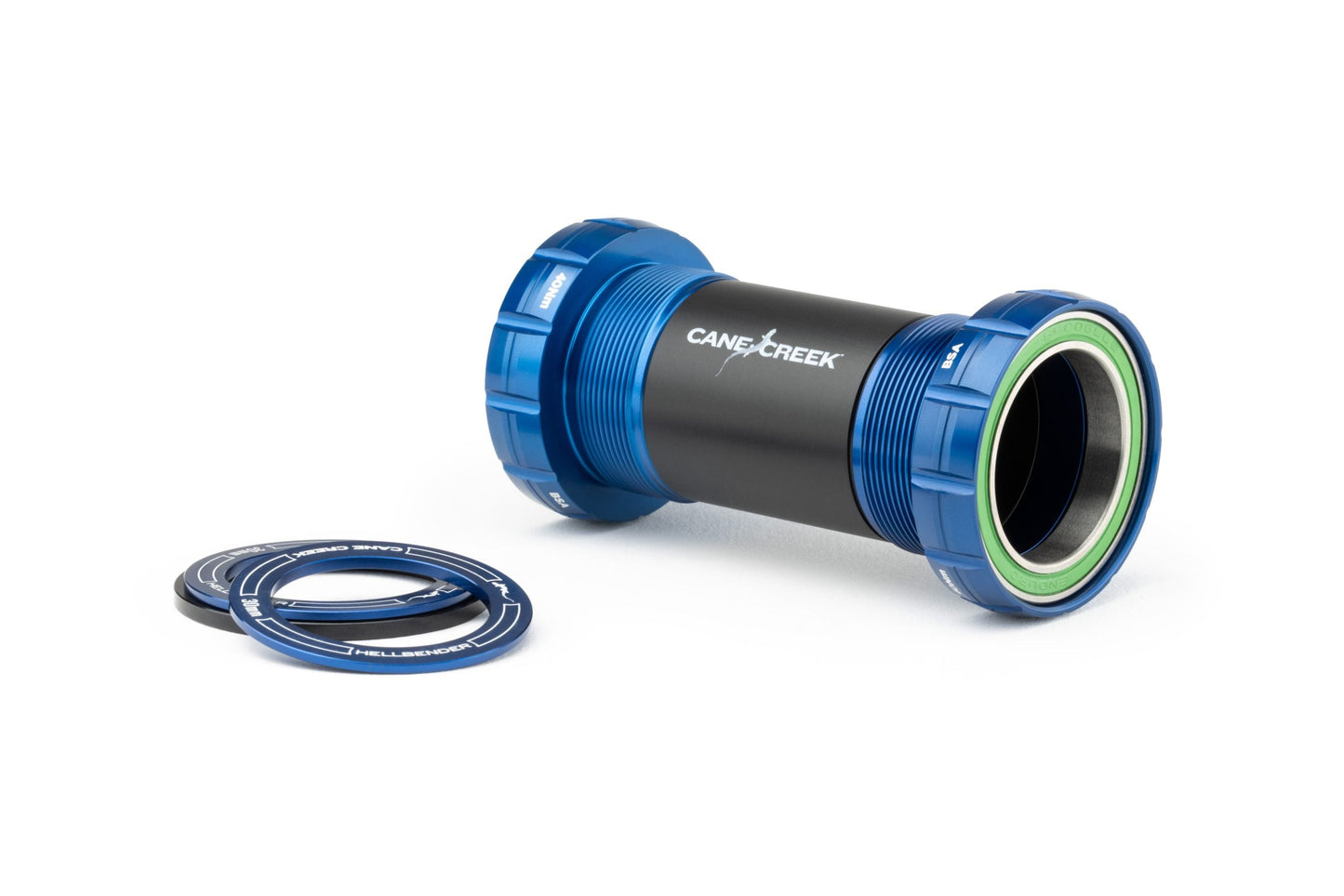 Cane Creek Hellbender 70 Bottom Bracket - BSA - DUB - Blue
