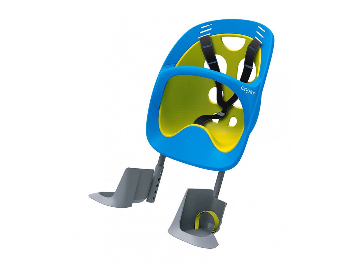 Blackburn CoPilot Cabbie Adjustable Child Carrier Seat - Blue-Yellow Blue - Yellow