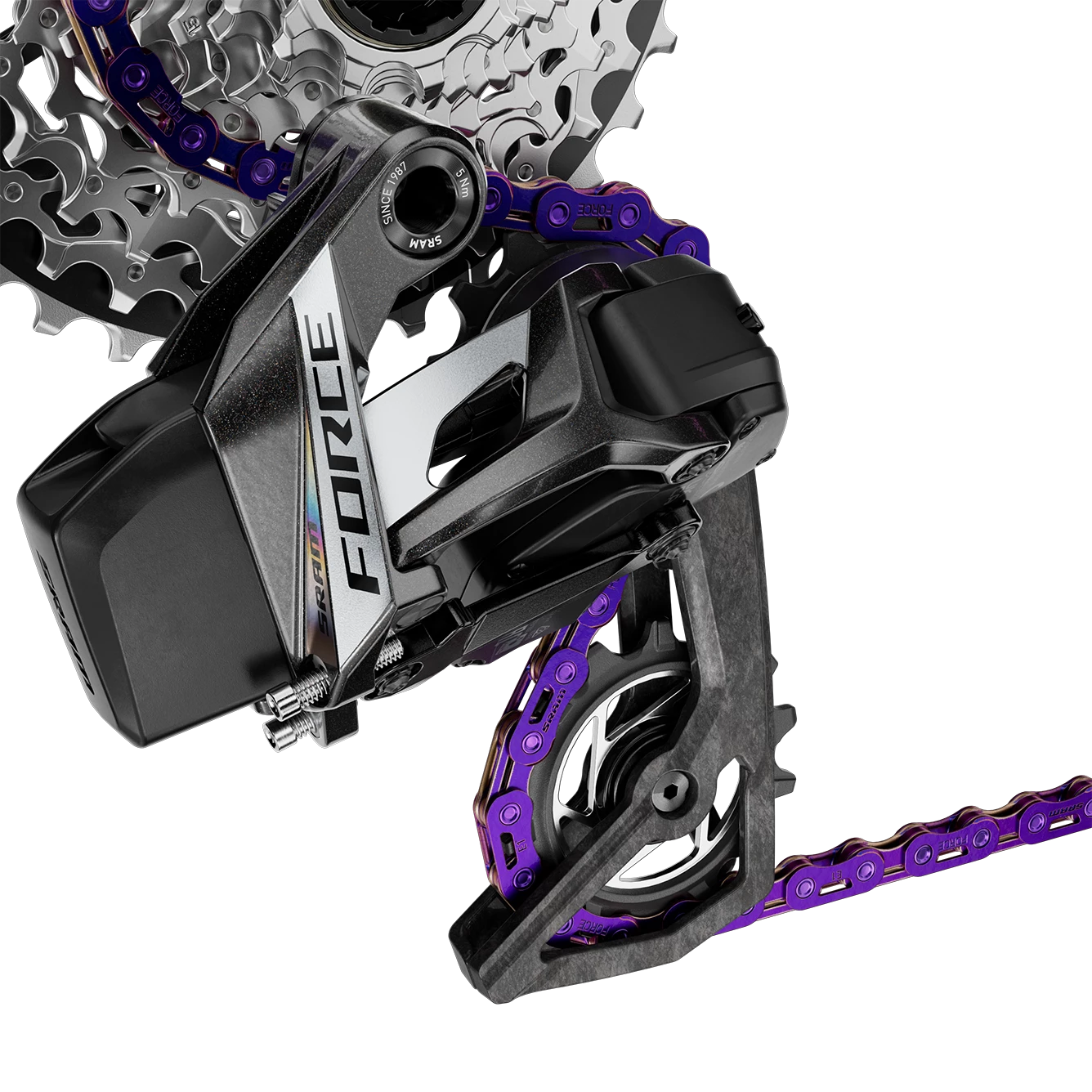 SRAM Force E1 Flattop 12/13 Spd Chain - Silver