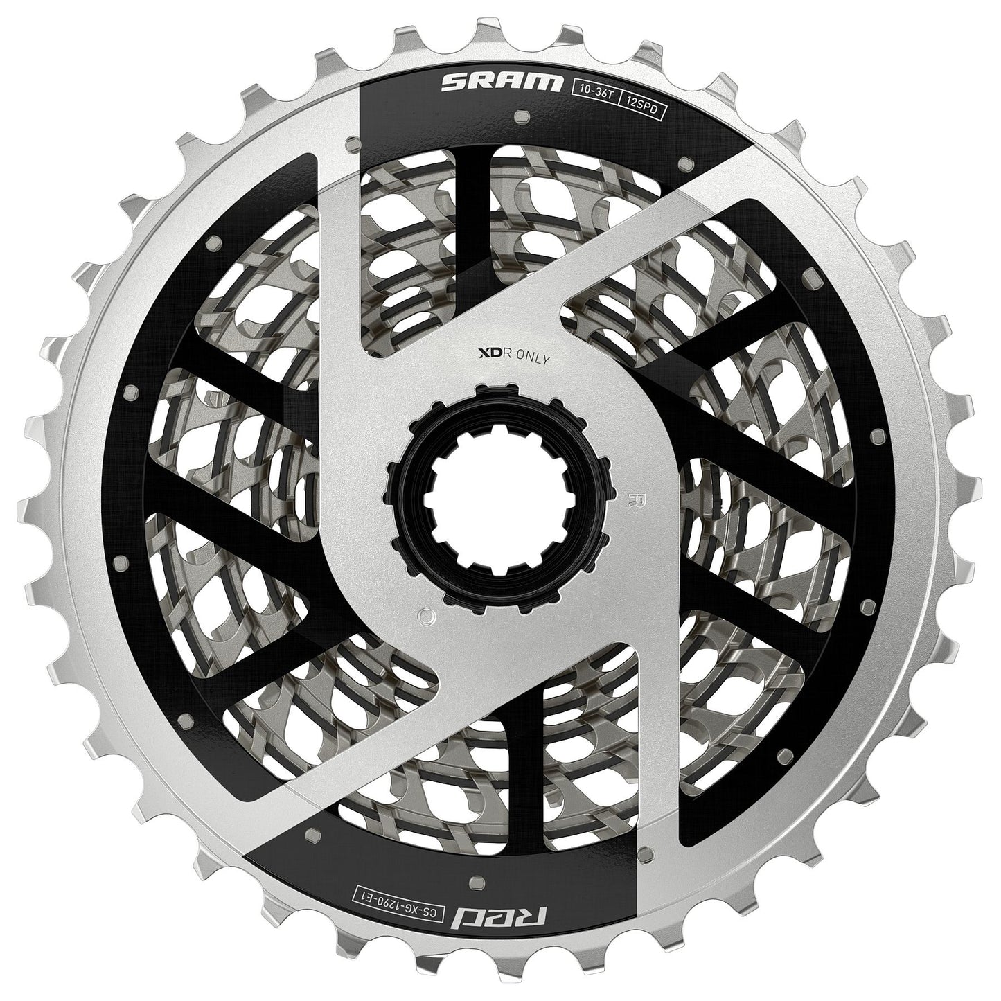 SRAM XG-1290 E1 12 Spd Cassette - Silver