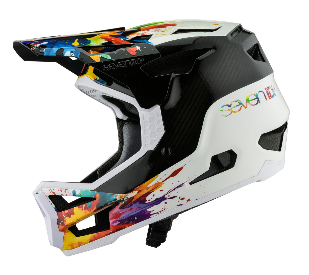 7 iDP Project 23 Carbon Full Face Helmet - LTD Edition - Splatter