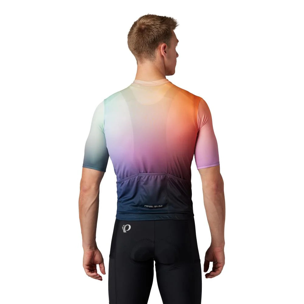 Pearl Izumi Attack Short Sleeve Road Jersey - Melon Air Dye