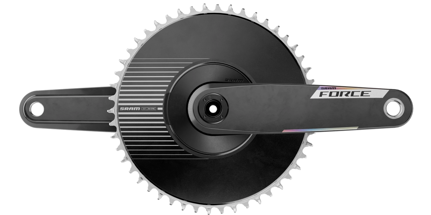 SRAM Force E1 DUB Aero Crankset - Black