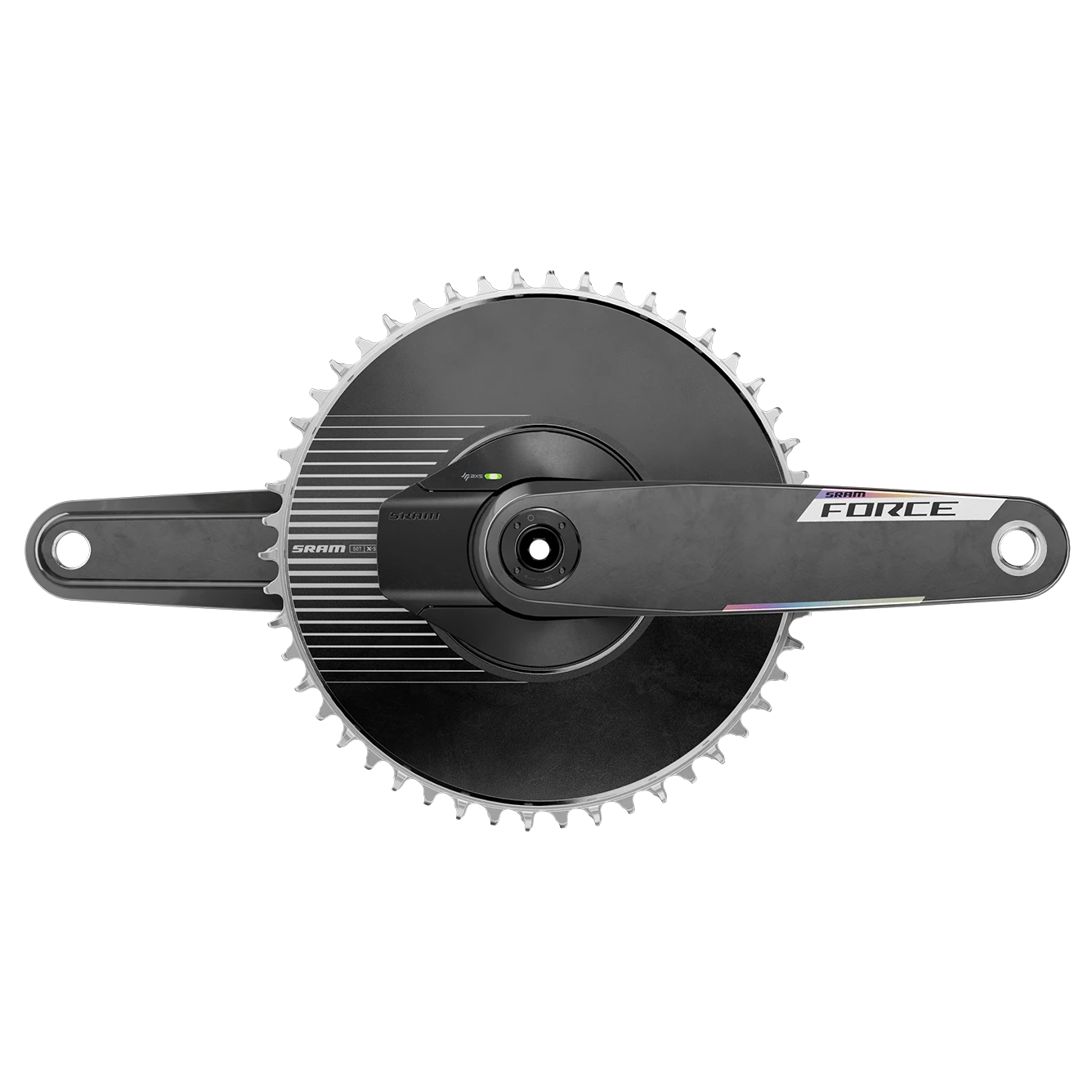 SRAM Force AXS E1 DUB Power Meter Aero Crankset - Black