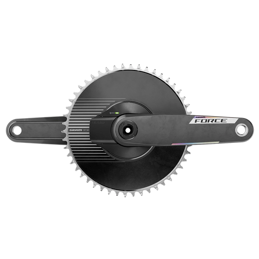 SRAM Force AXS E1 DUB Power Meter Aero Crankset - Black