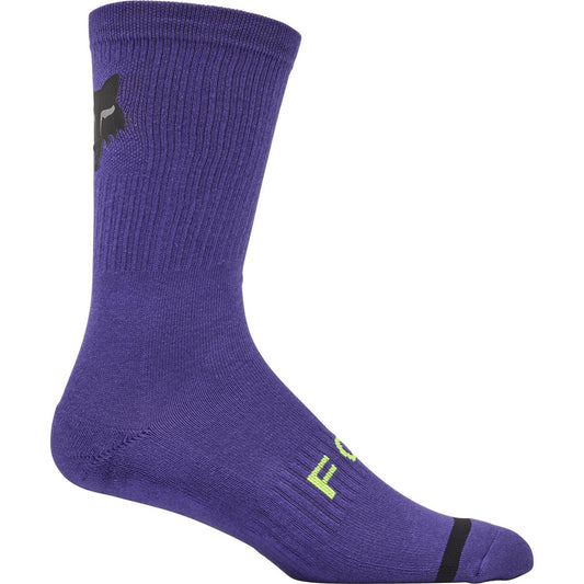 Fox Racing 8" Defend Sock - Lunar - Grape