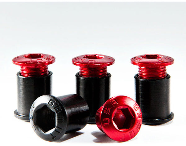 Gamut Racering Alloy Bolt Kit - Black-Red