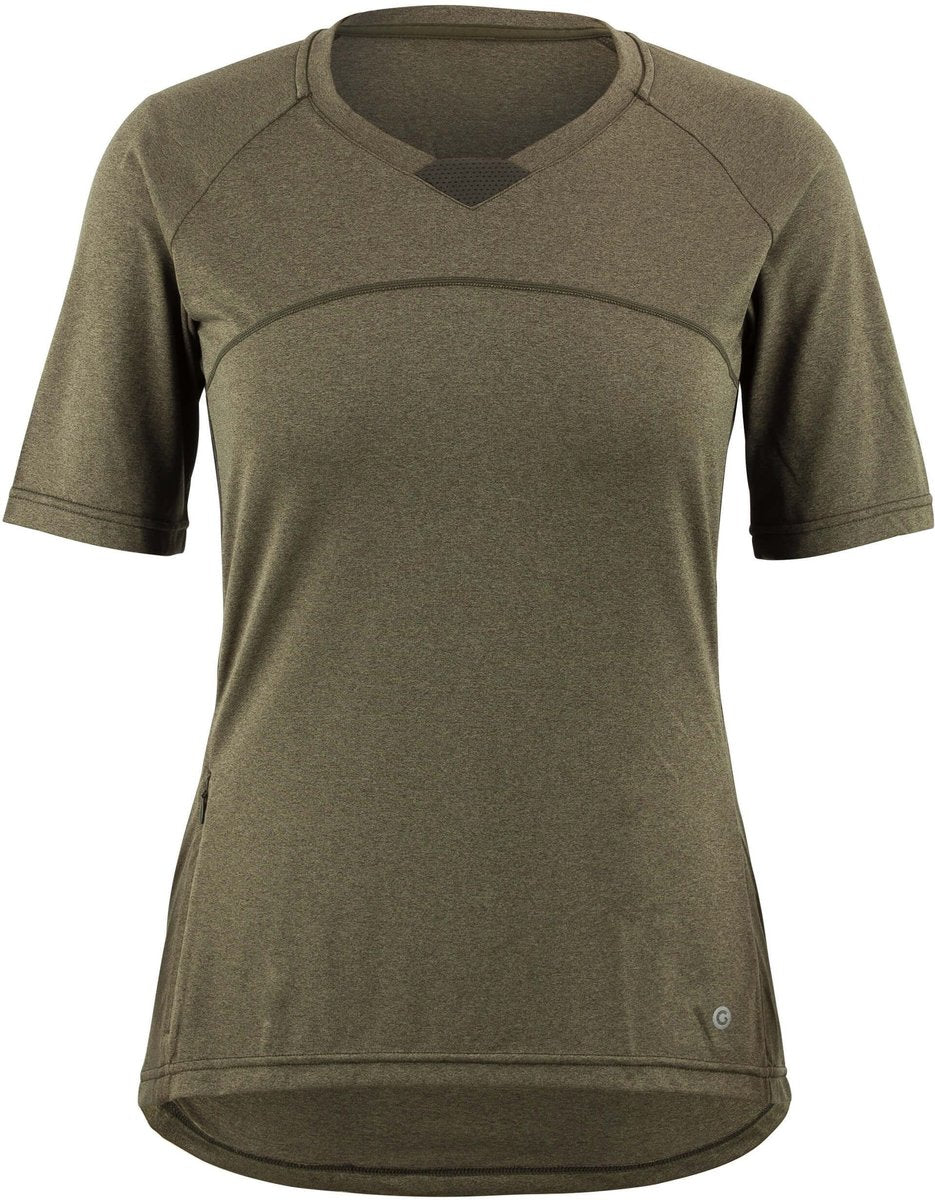 Louis Garneau HTO 3 Short Sleeve MTB Jersey - Womens - Forest Night - 2022 Forest Night X-Small