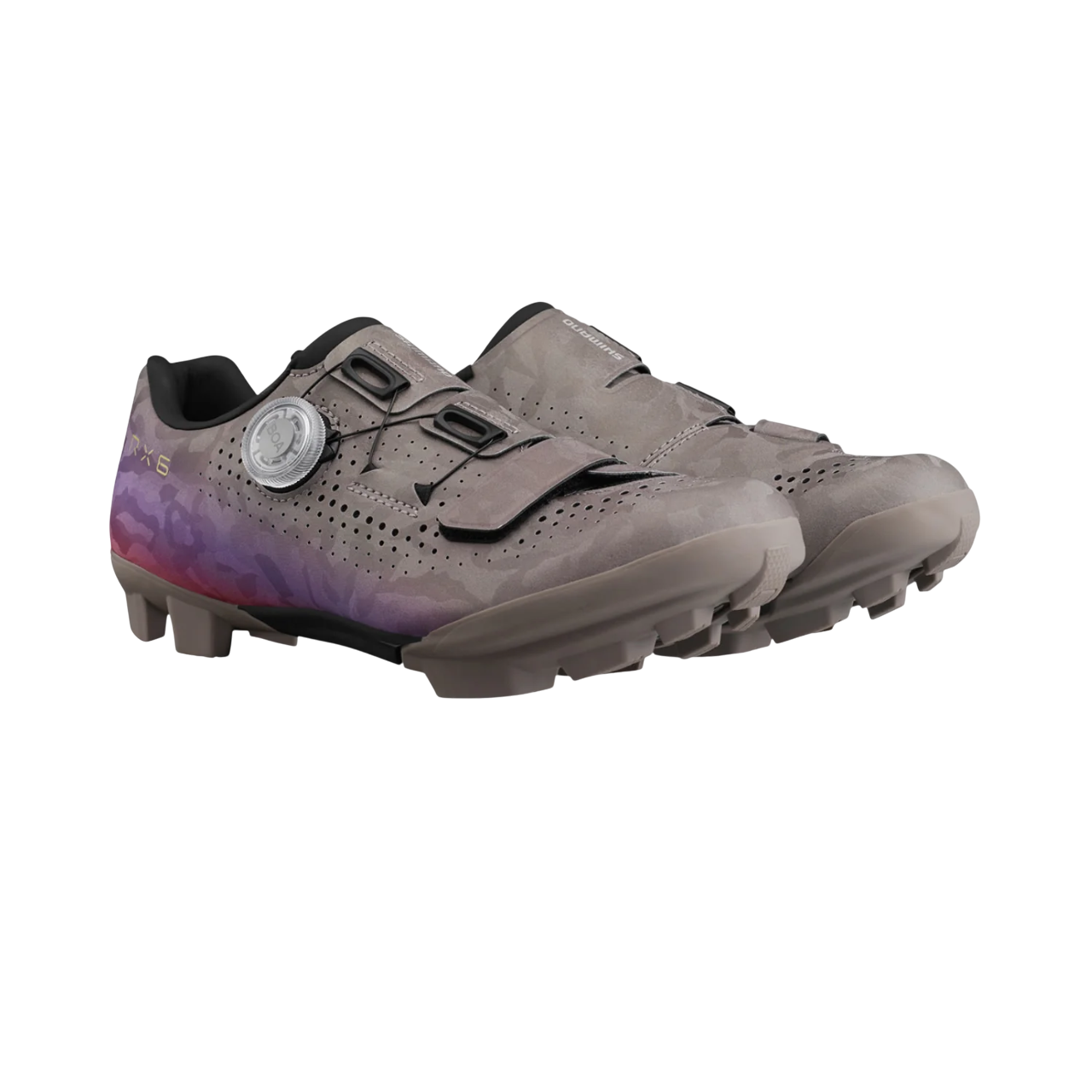 Shimano RX600W SPD Off Road Shoes - Womens - Gray-Purple