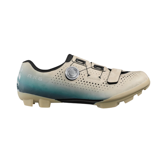 Shimano RX600 SPD Off Road Shoes - Beige-Blue