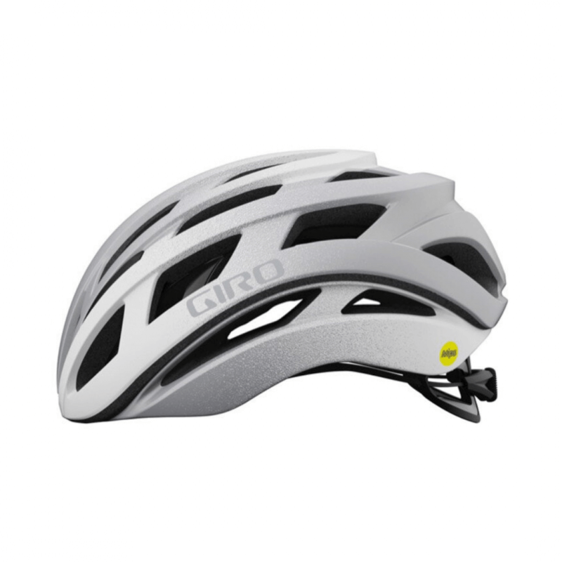Giro Helios Spherical Road Helmet - Matt White-Silver