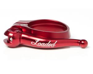 Loaded X-Lite QR Seat Clamp - Ti Bolt - Red Red 31.8mm