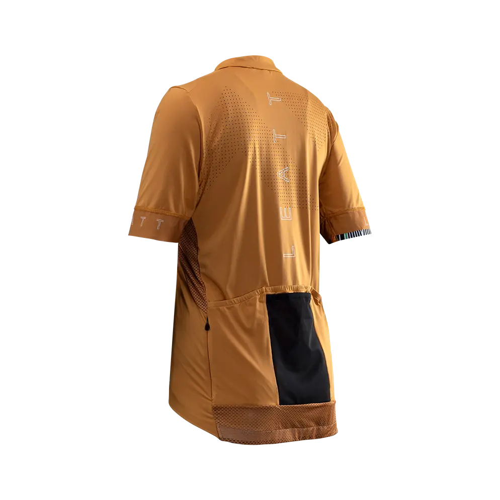 Leatt Endurance 5.0 Short Sleeve MTB Jersey - Womens - Rust - 2024