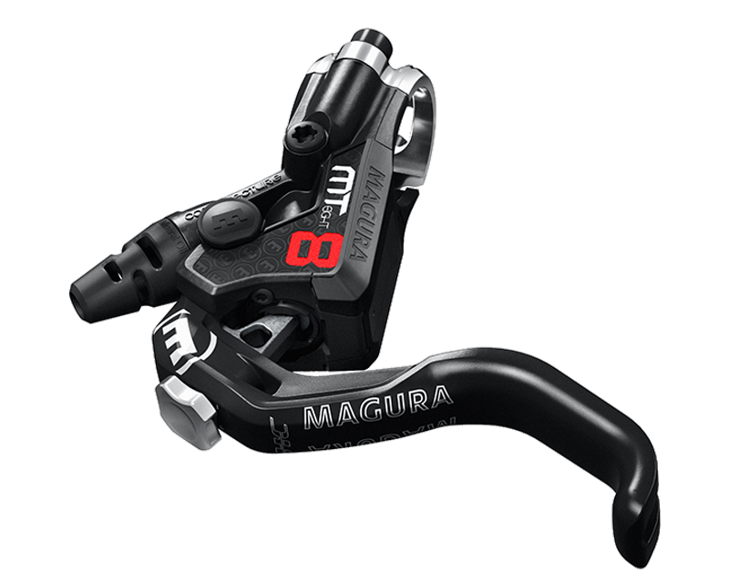 Magura MT8 PRO Disc Brake - Black-Red