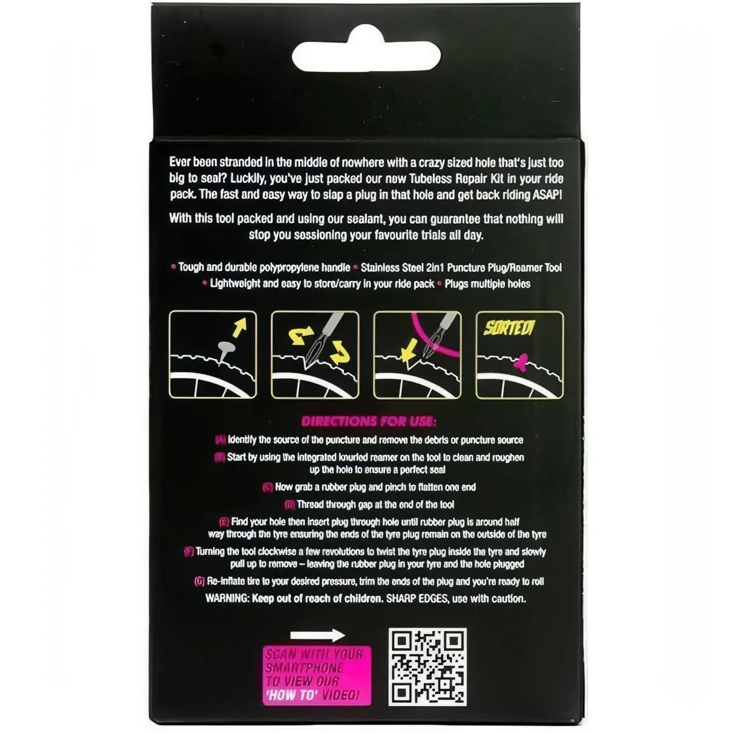 Muc-Off Puncture Plug Tubeless Repair Kit