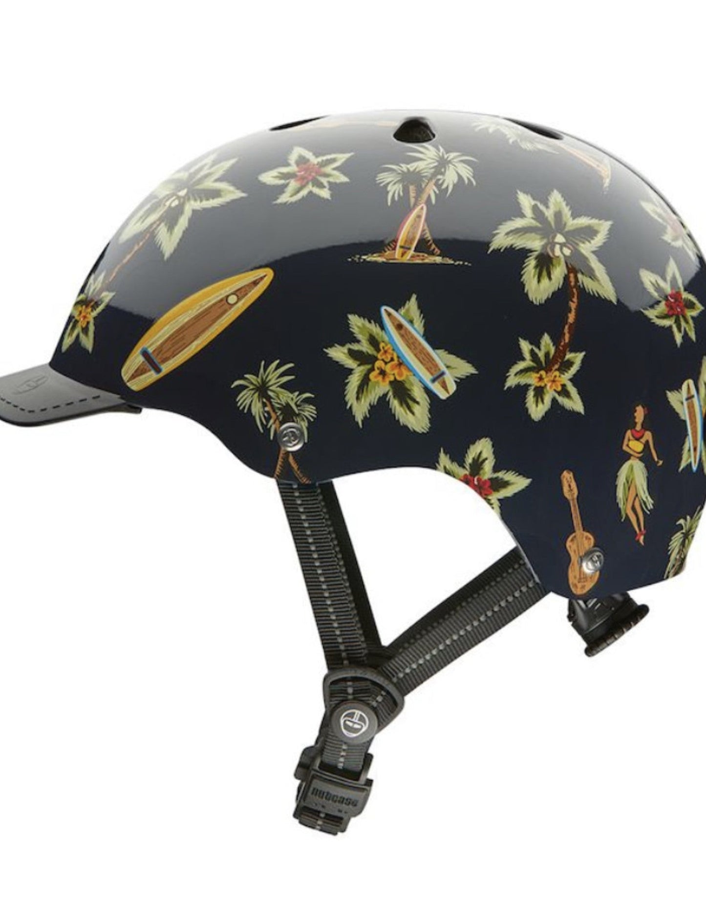 Nutcase Hawaiian Shirt Urban Helmet - Black