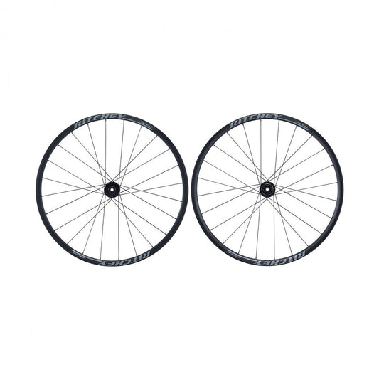 Ritchey Zeta Comp 700c Disc Road Wheelset - Black Black 12x100mm TA - Shimano/SRAM