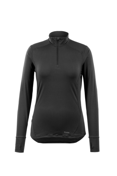 Sugoi Fusion Core Zip Top - Womens - Black Black X-Small