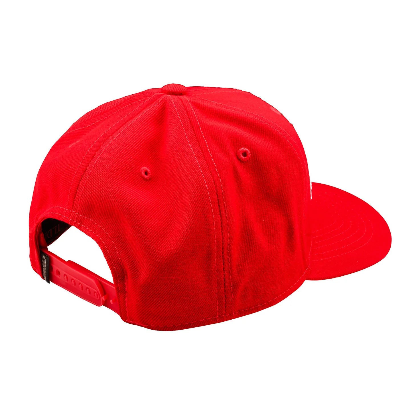 Troy Lee Designs Signature Curved Snapback Hat - Team Red