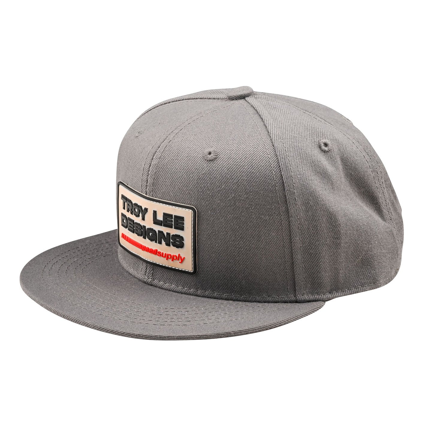 Troy Lee Designs Factory Flat Bill Snapback Hat - Smoke Blue