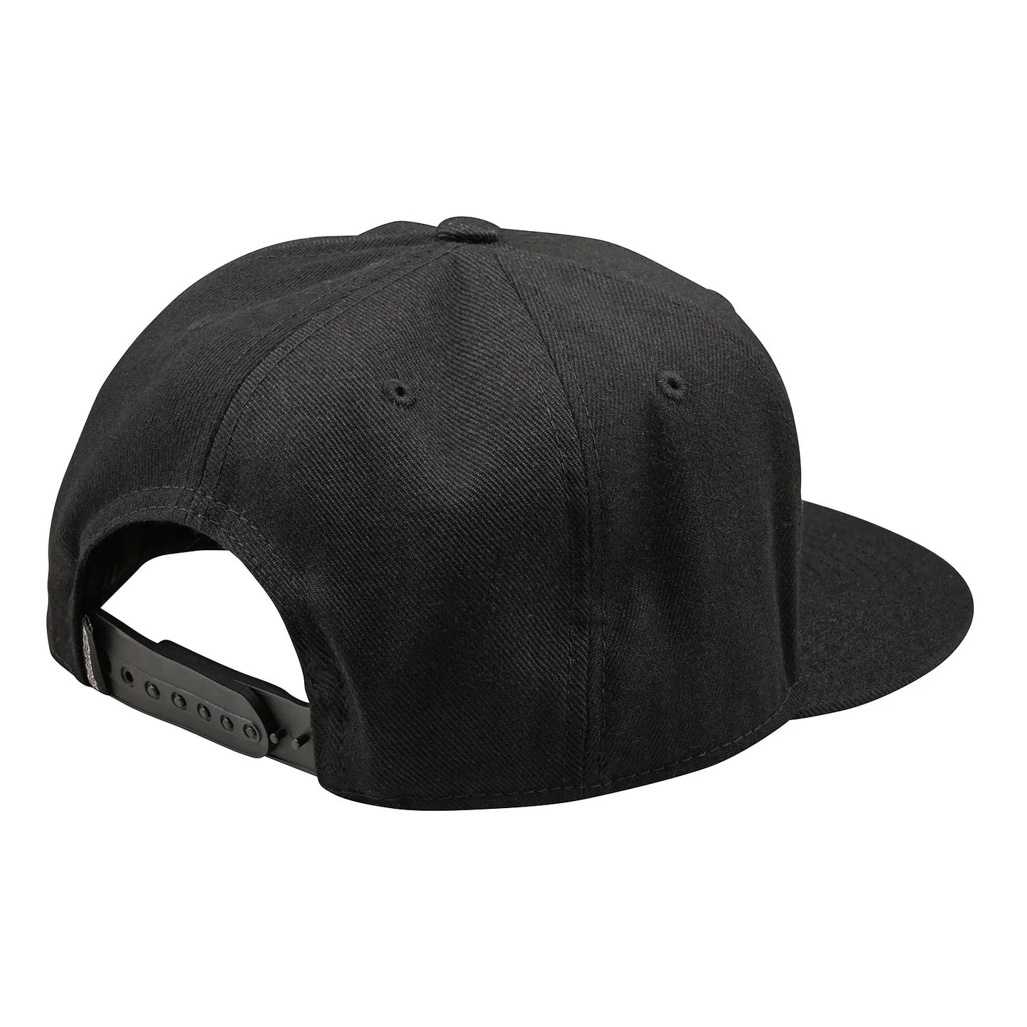 Troy Lee Designs Signature Flat Bill Snapback Hat - Black-Black