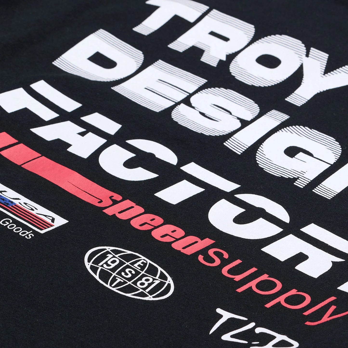 Troy Lee Designs Factory Long Sleeve Tee - Black