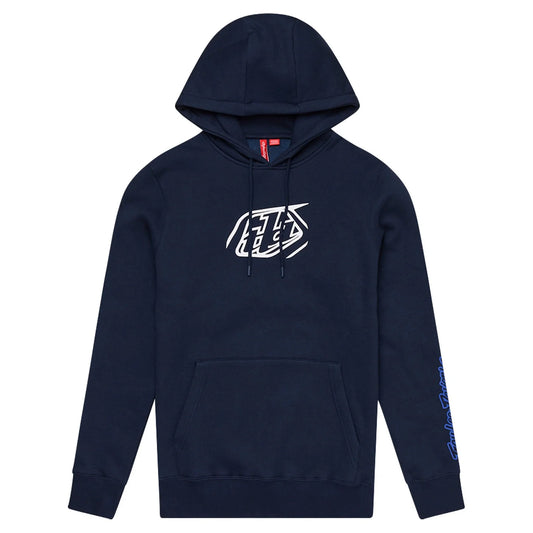 Troy Lee Designs Pullover Hoodie - Badge - Navy
