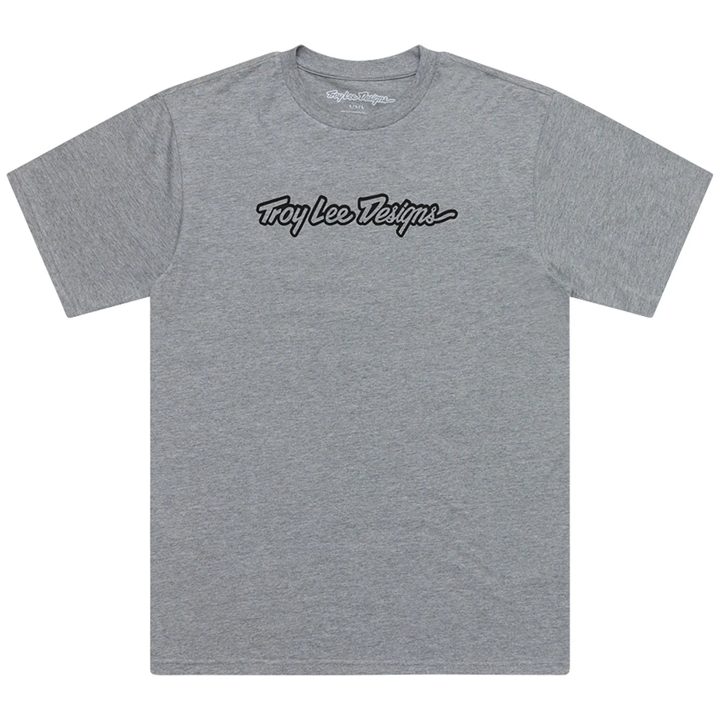 Troy Lee Designs Signature Short Sleeve Tee - Gray Heather