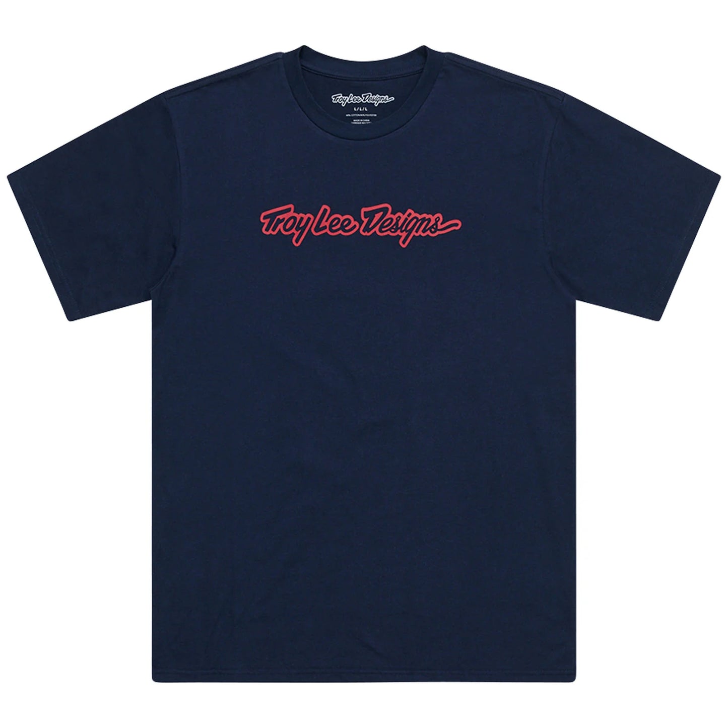 Troy Lee Designs Signature Short Sleeve Tee - Navy