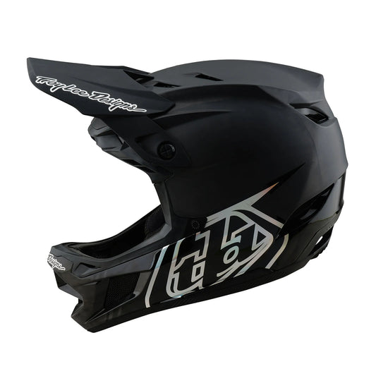 Troy Lee Designs D4 Carbon Full Face Helmet - Stealth - Black