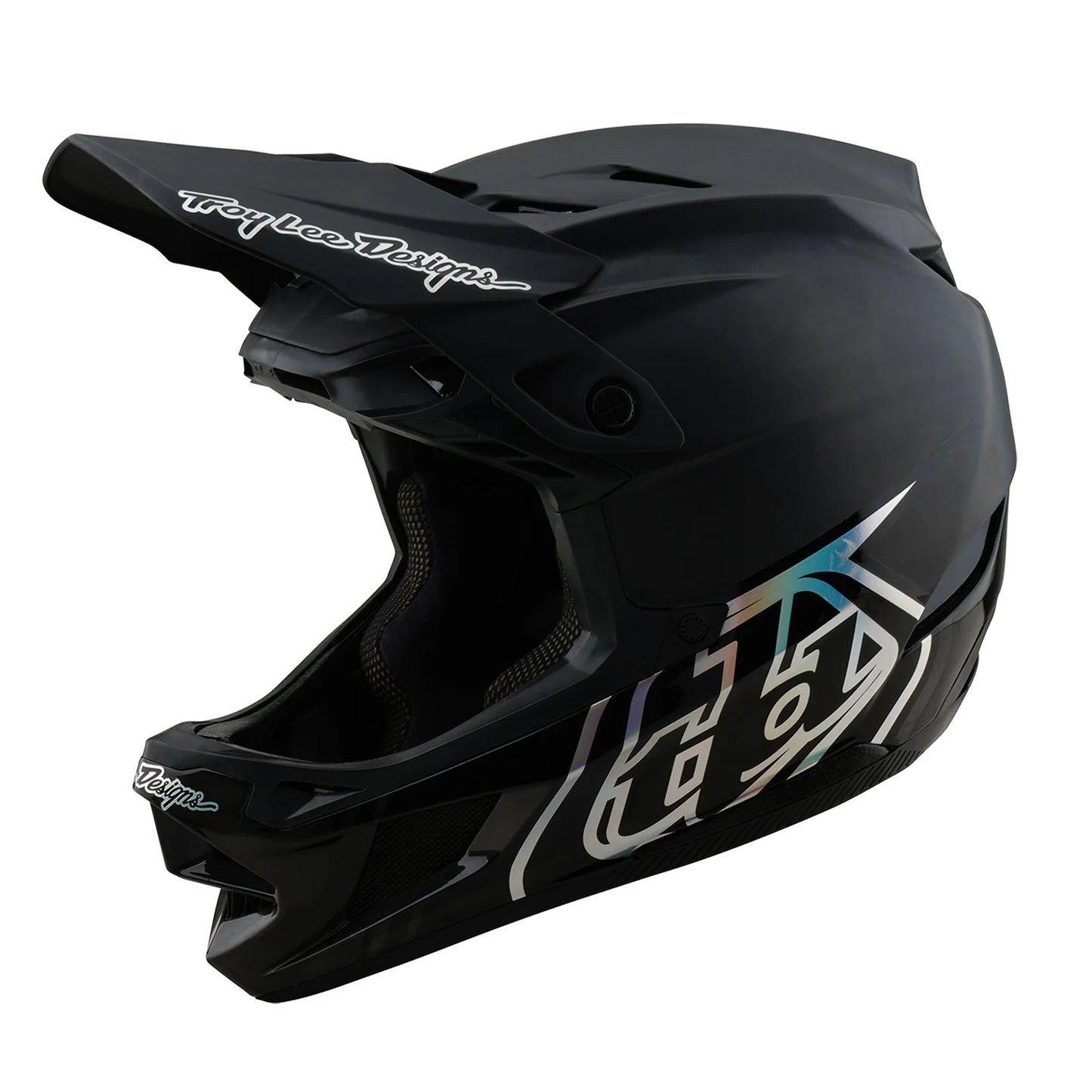 Troy Lee Designs D4 Carbon Full Face Helmet - Stealth - Black