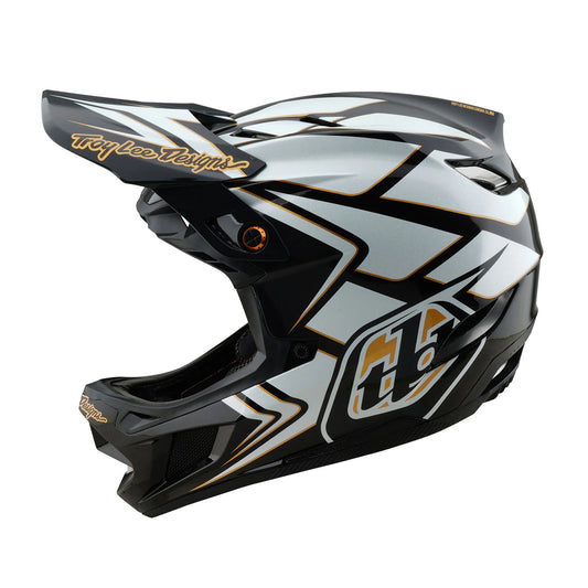 Troy Lee Designs D4 Composite Full Face Helmet - Ghostwing - White