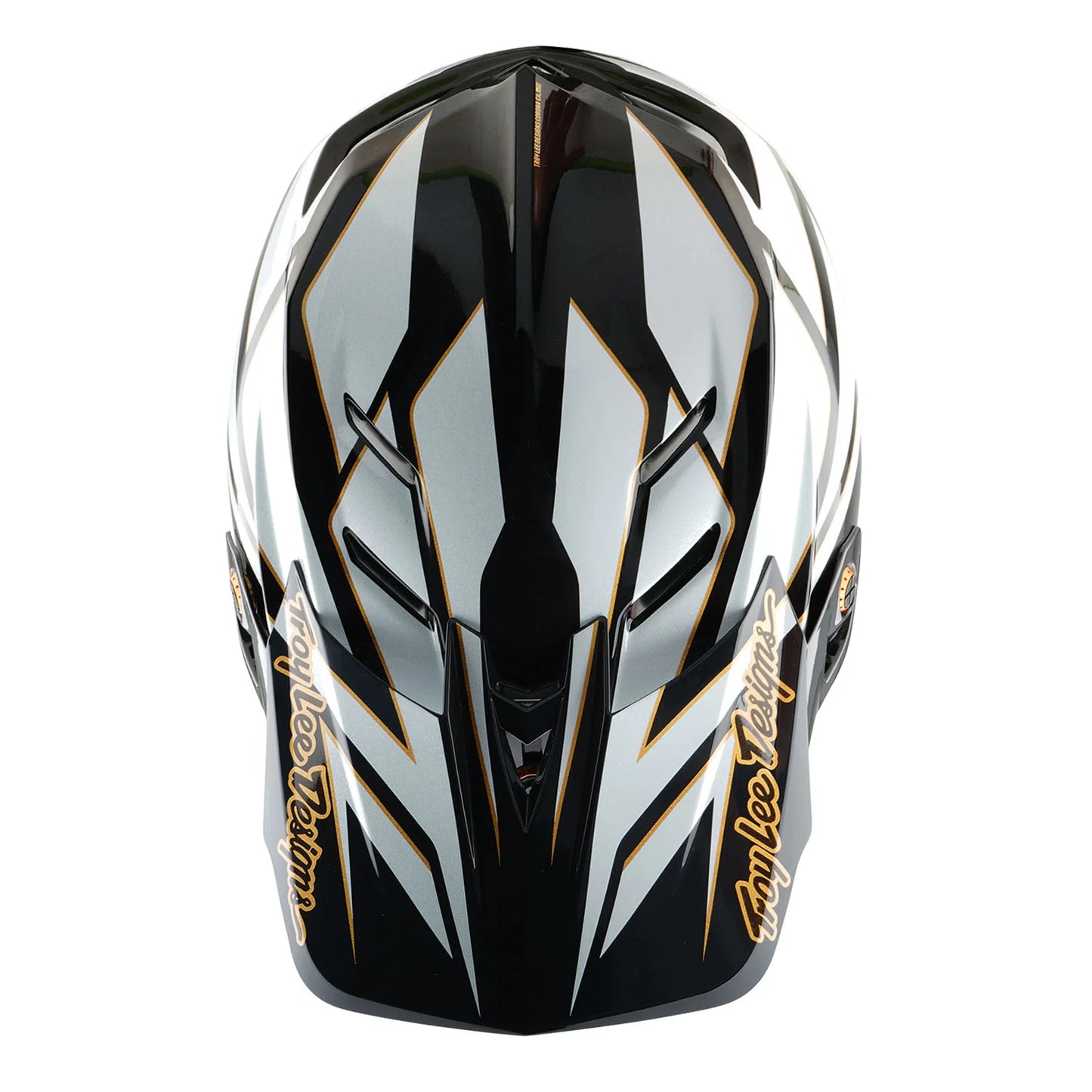 Troy Lee Designs D4 Composite Full Face Helmet - Ghostwing - White