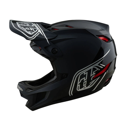 Troy Lee Designs D4 Polyacrylite Full Face Helmet - Shadow - Black