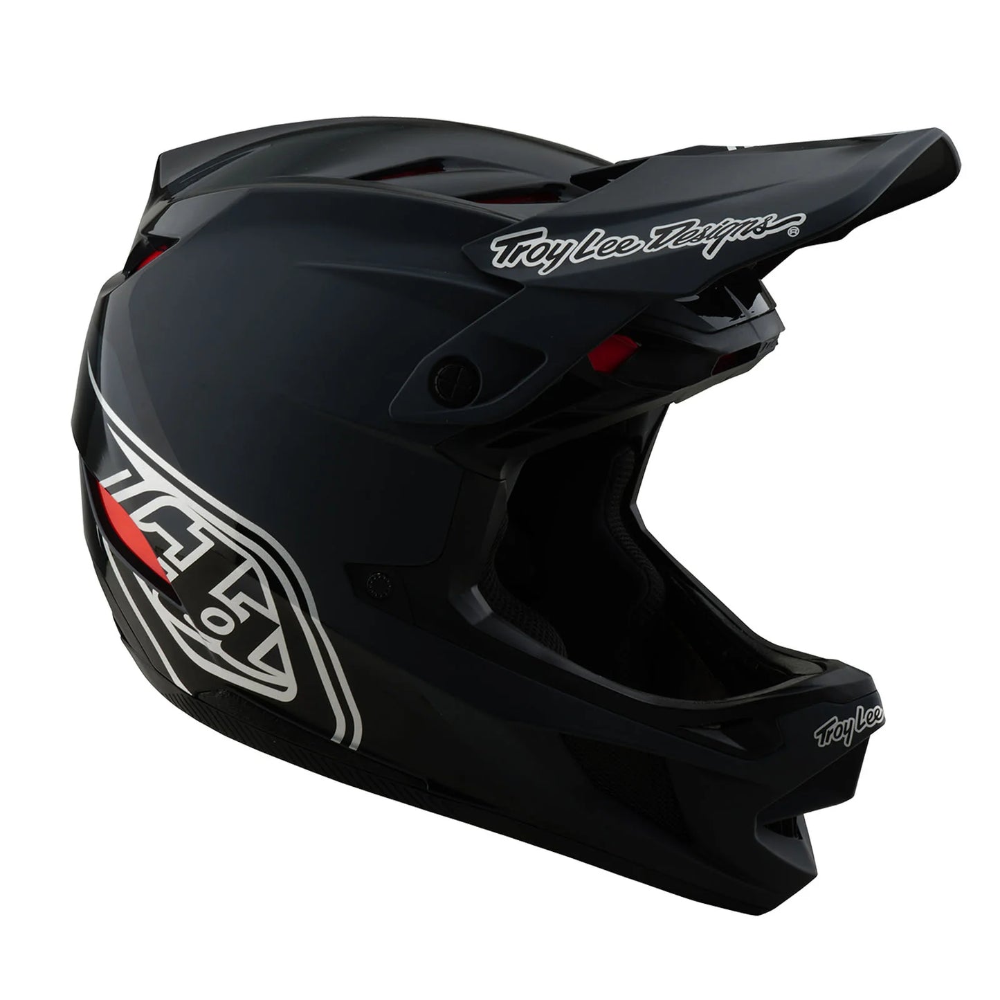 Troy Lee Designs D4 Polyacrylite Full Face Helmet - Shadow - Black
