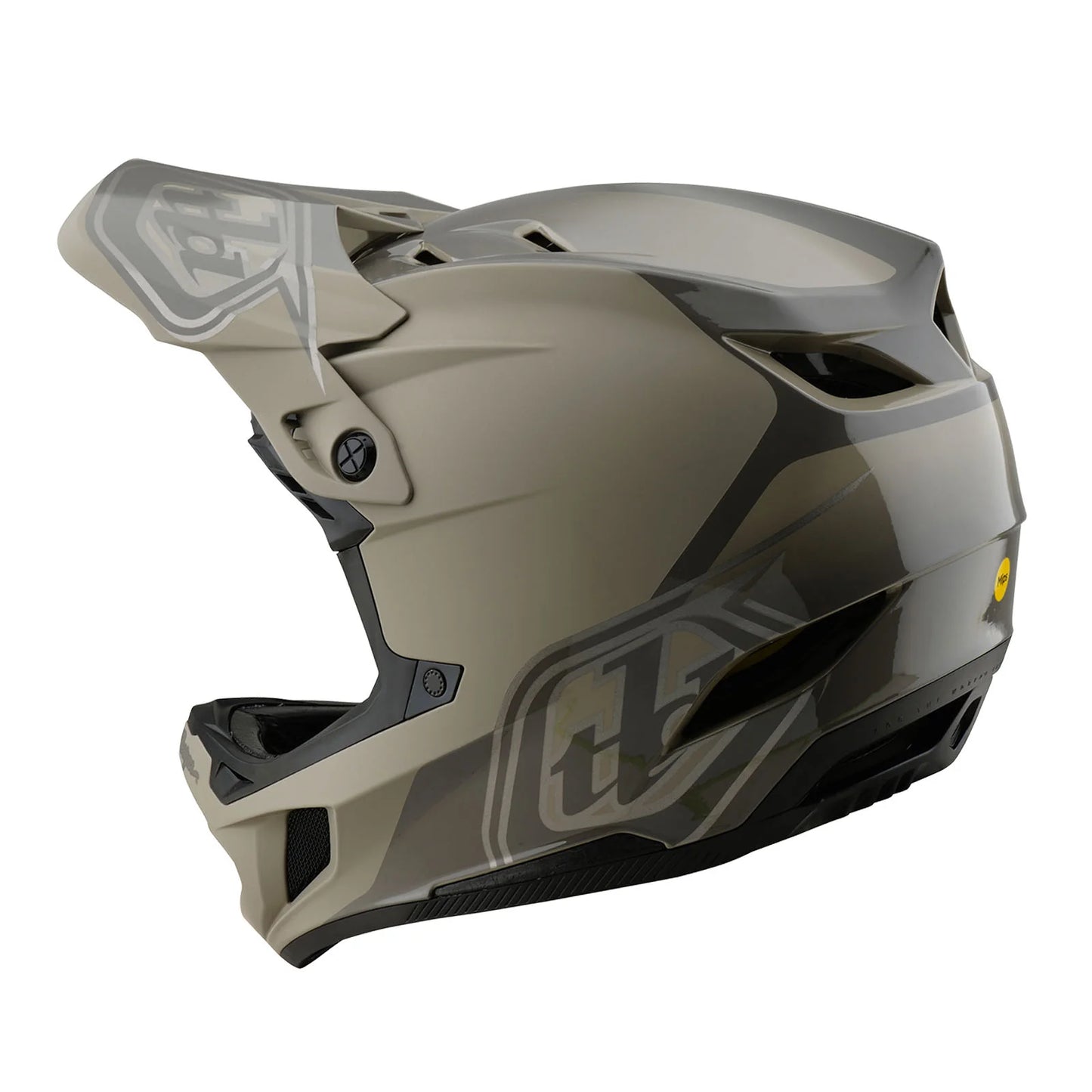 Troy Lee Designs D4 Polyacrylite Full Face Helmet - Shadow - Timber