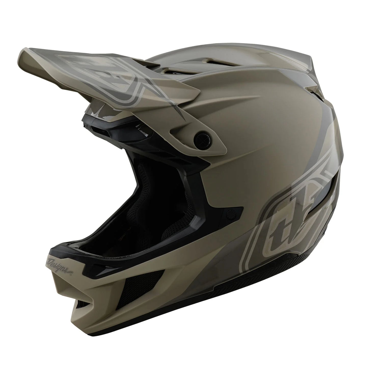 Troy Lee Designs D4 Polyacrylite Full Face Helmet - Shadow - Timber