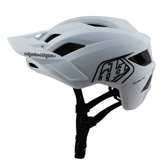 Troy Lee Designs Flowline MTB Helmet - Point - White-Black