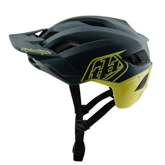 Troy Lee Designs Flowline SE MTB Helmet - Badge - Gray-Glo Yellow