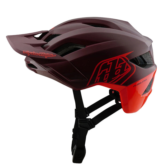 Troy Lee Designs Flowline SE MTB Helmet - Badge - Maroon