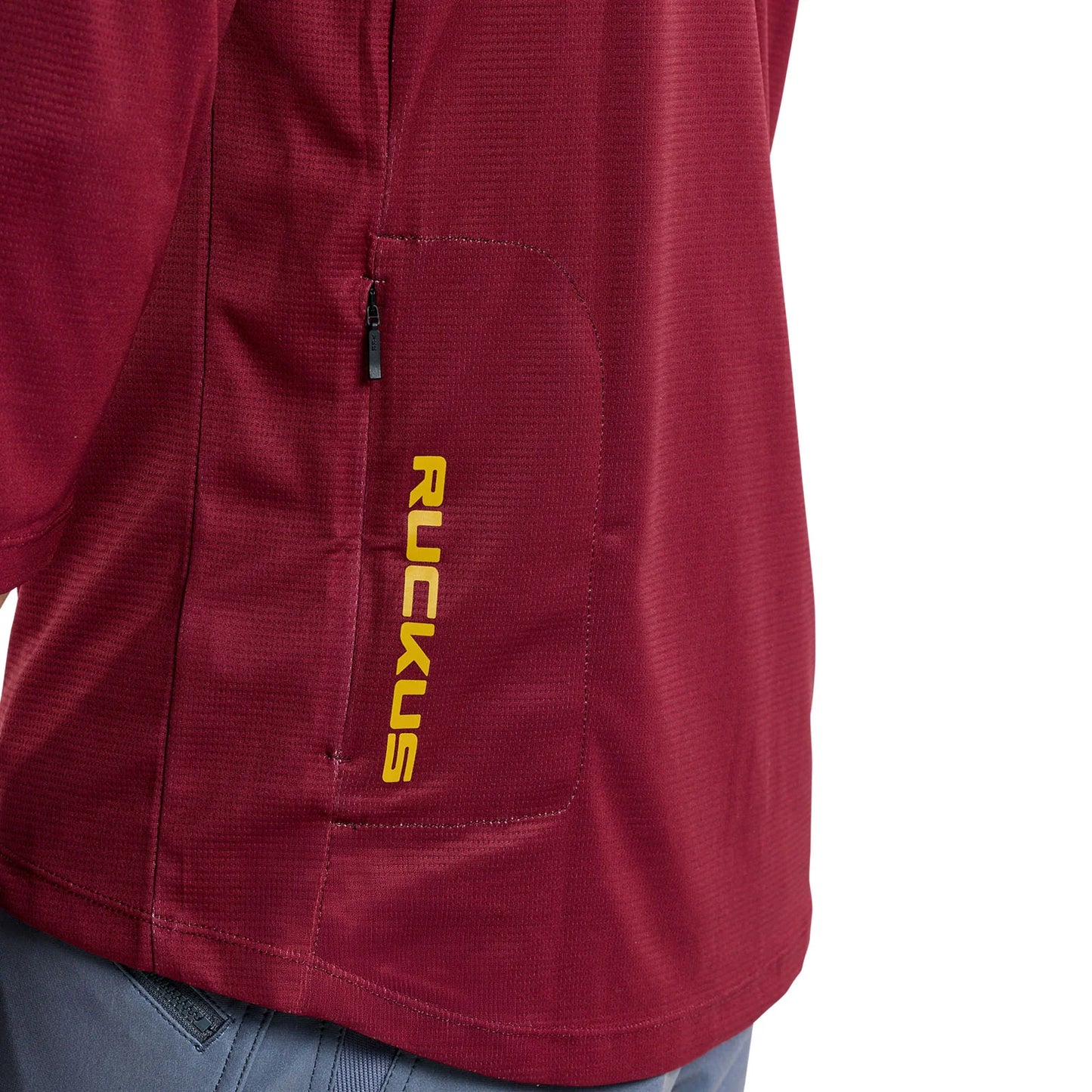 Troy Lee Designs Ruckus 3/4 Sleeve MTB Jersey - Spun - Oxblood