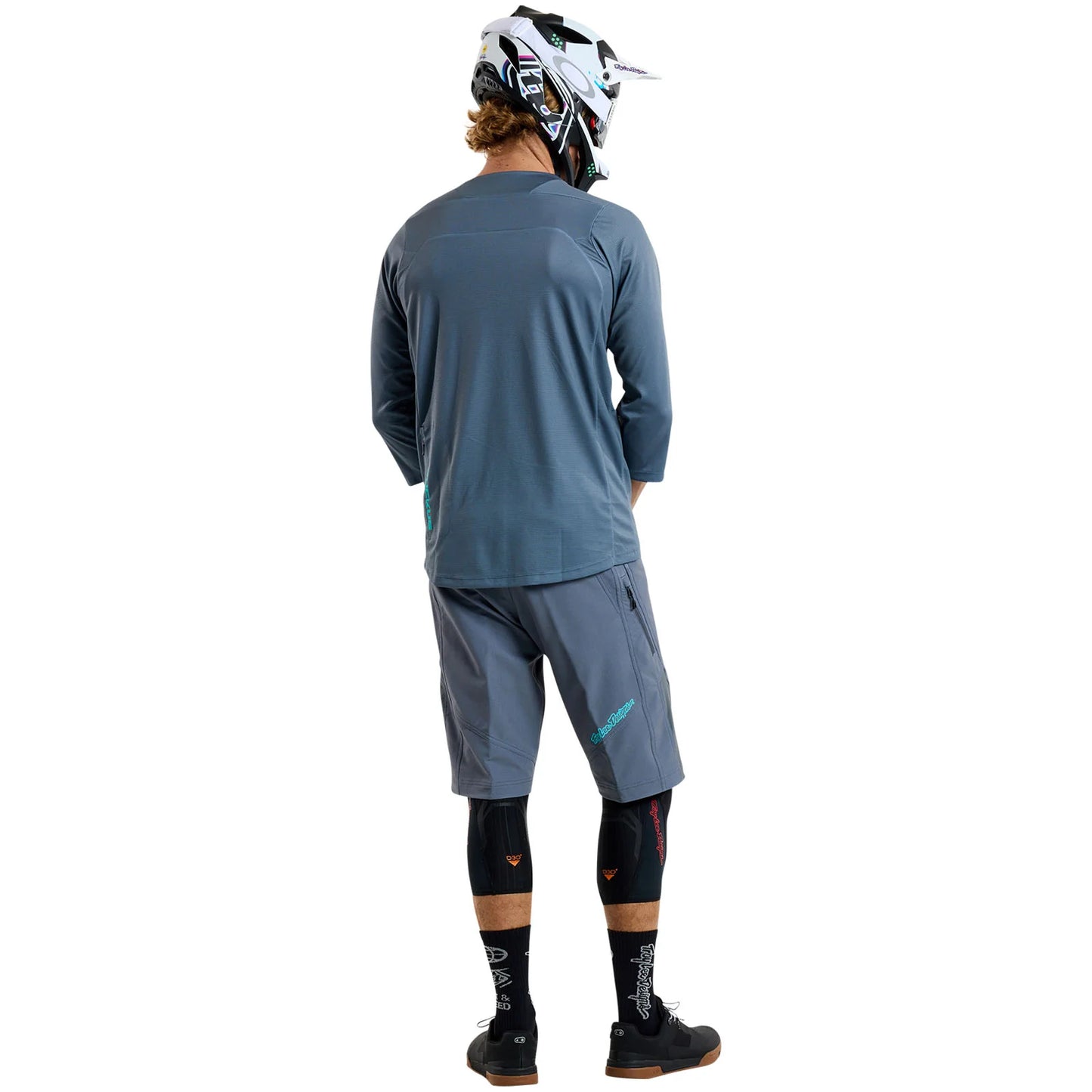 Troy Lee Designs Ruckus 3/4 Sleeve MTB Jersey - Spun - Steel Blue