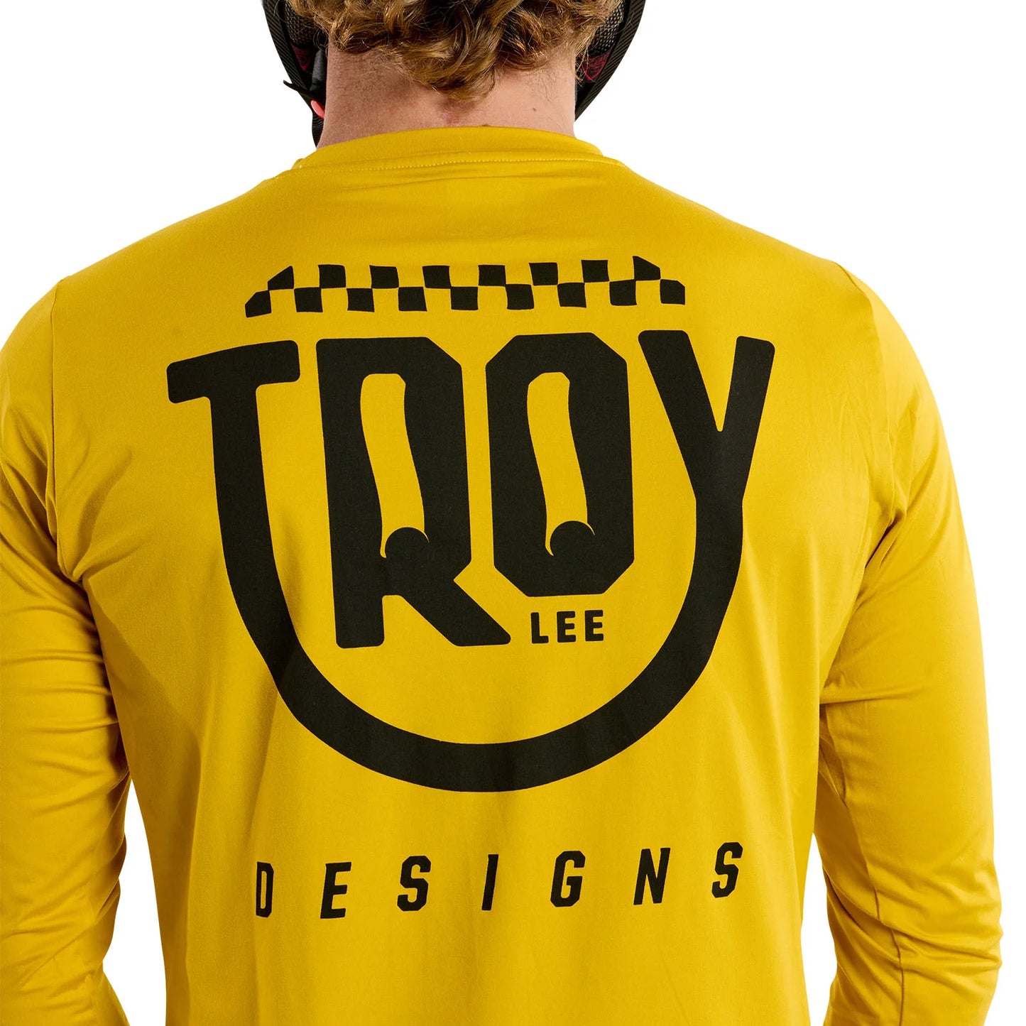 Troy Lee Designs Ruckus Long Sleeve Ride Tee - Eyez - Safron