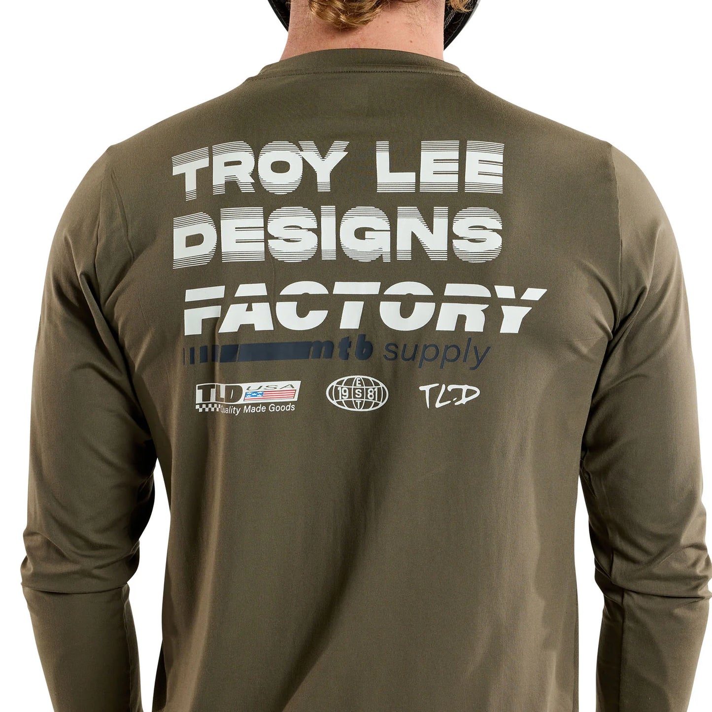 Troy Lee Designs Ruckus Long Sleeve Ride Tee - Factory - Caper