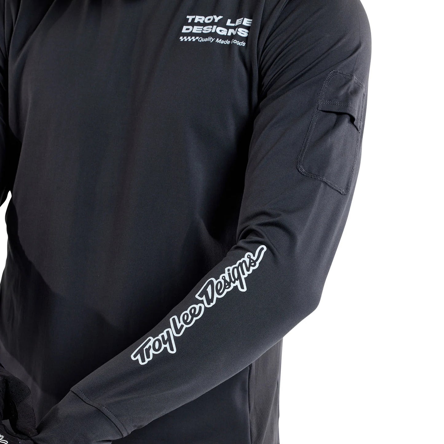 Troy Lee Designs Ruckus Long Sleeve Ride Tee - Factory - Carbon