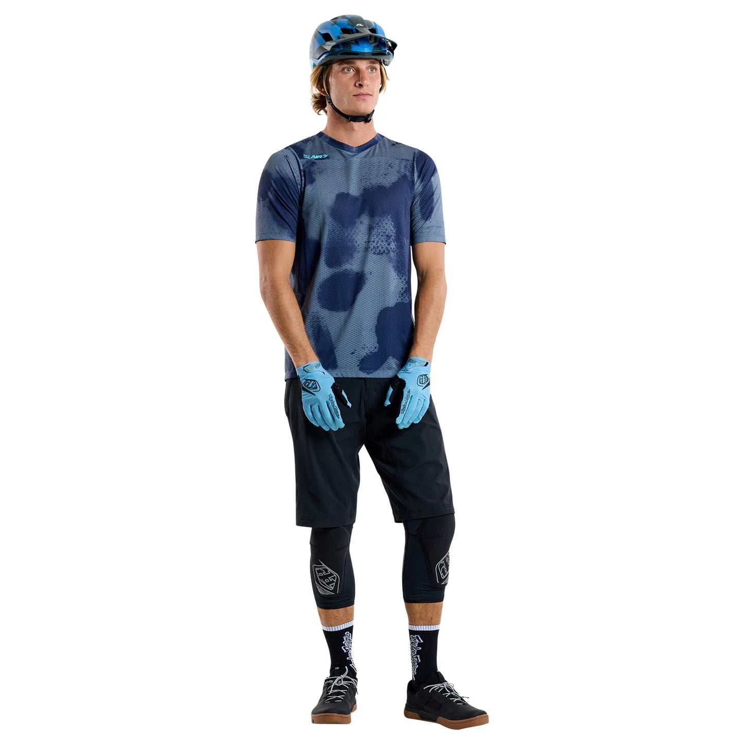 Troy Lee Designs Skyline Air Short Sleeve MTB Jersey - Flared - Steel