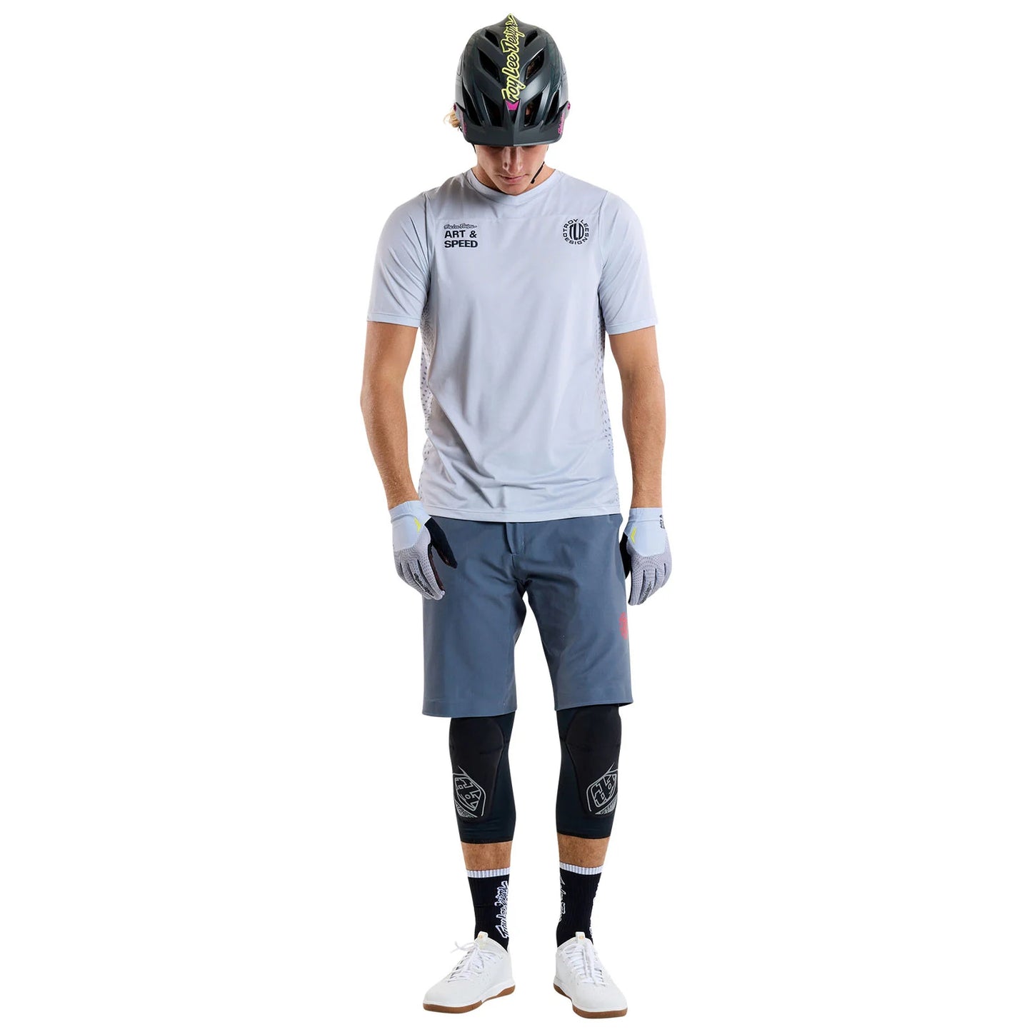 Troy Lee Designs Skyline Short Sleeve MTB Jersey - Radioscape - Mist