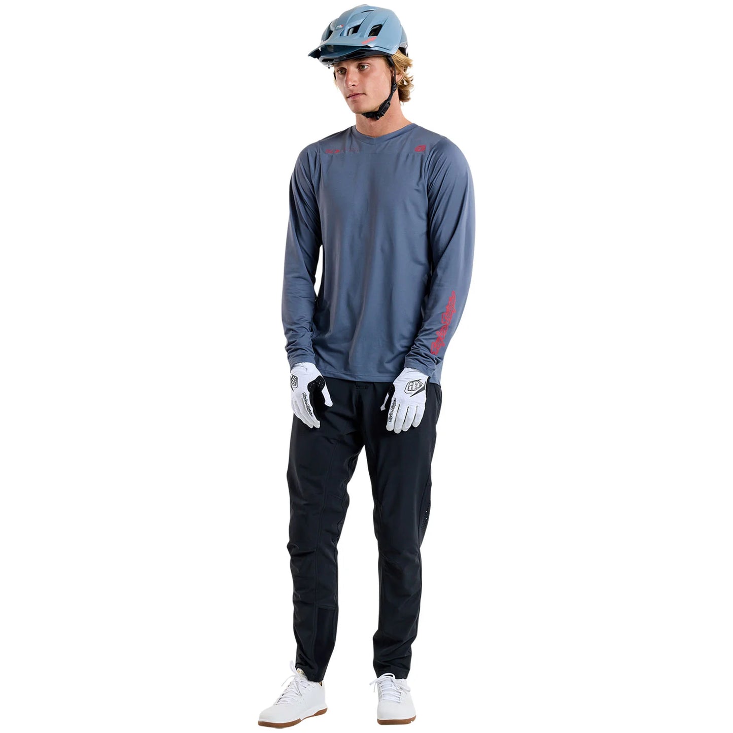 Troy Lee Designs Skyline Long Sleeve MTB Jersey - Steel Blue
