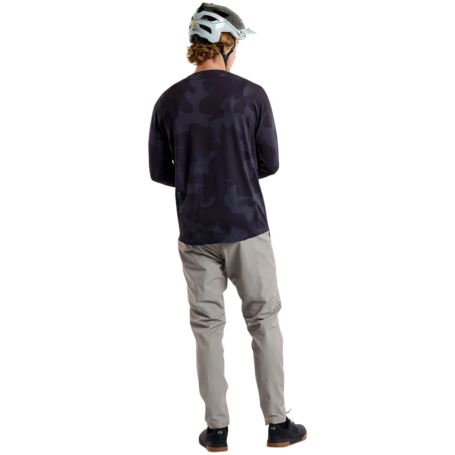 Troy Lee Designs Skyline Long Sleeve MTB Jersey - Scrubland - Black