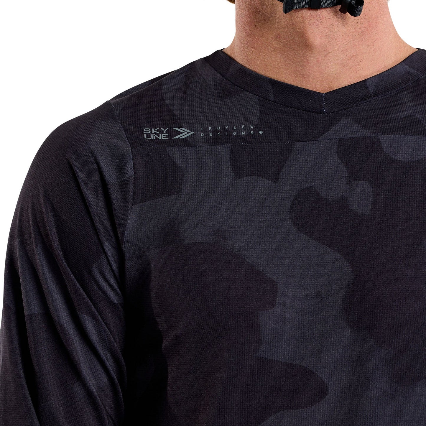 Troy Lee Designs Skyline Long Sleeve MTB Jersey - Scrubland - Black